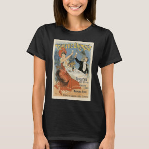 T-shirt Art Nouveau vintage, Restaurant Taverne Olympia