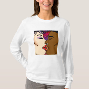 T-shirt Art numérique   Baiser romantique