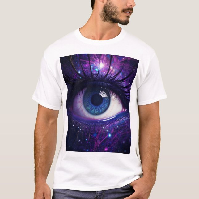 T-shirt Art numérique Mystique coloré (Devant)