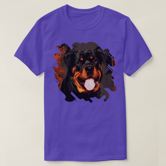 T-shirt Art numérique Rottweiler Metzgerhund (Design devant)