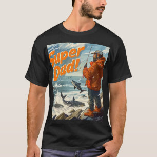 T-shirt Art numérique Super Papa