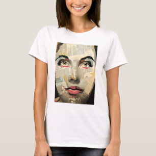 T-shirt Art numérique unique de style Artsy Dame jolie A