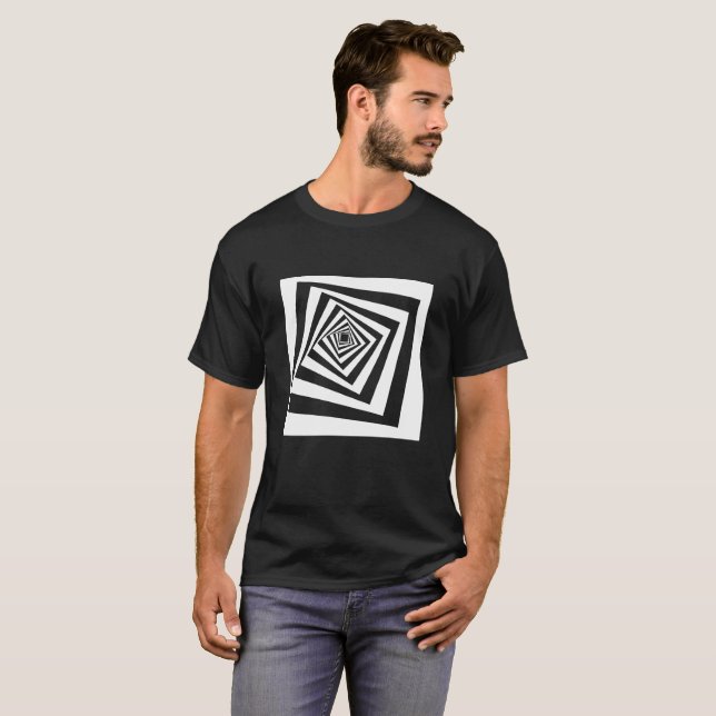 T-shirt art optique (Devant entier)