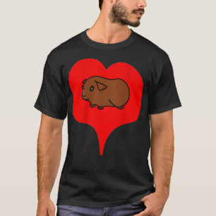T-shirt Art original Design Brown American Guinea Pig