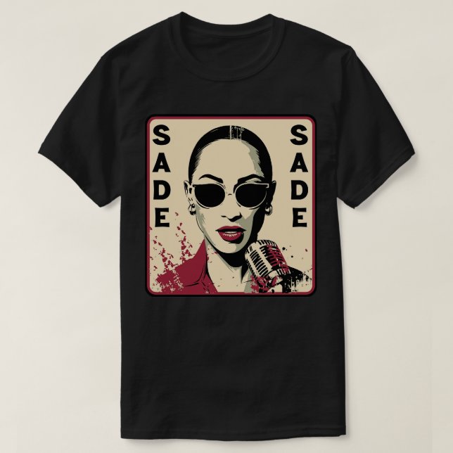T-shirt Art original Sade 80s (Design devant)