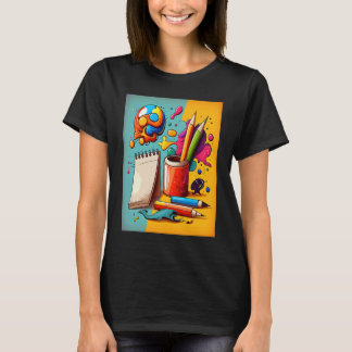 T-shirt Art Painting  Pop Painter Mom  3
