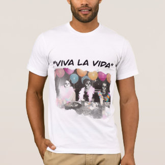 T-Shirt Art Party de Squelettes Viva La Vida