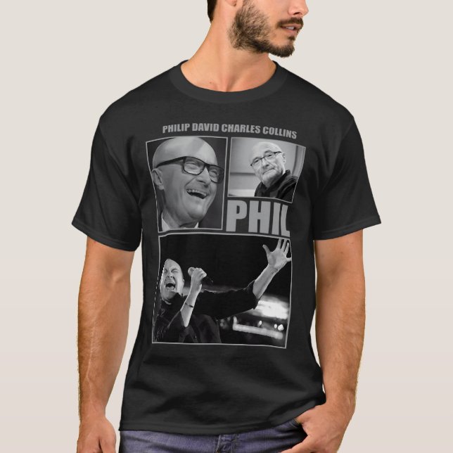 T-shirt Art - Phil Collins (Devant)