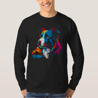 T-shirt Art Pop Border Collie