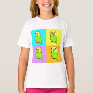 T-shirt Art Pop Budgie