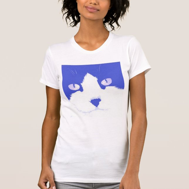 T-shirt Art Pop Cat (Devant)