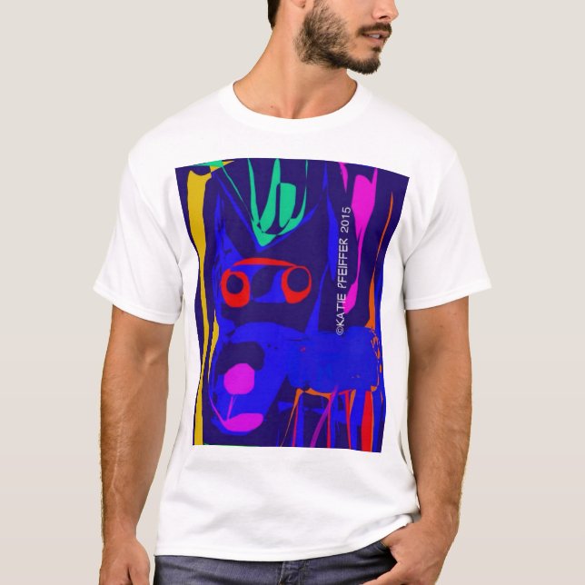 T-shirt Art Pop Chihuahua (Devant)