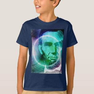 T-shirt Art pop d'Abraham Lincoln