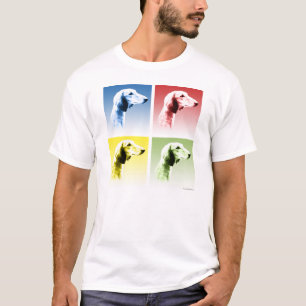 T-shirt Art pop saluki