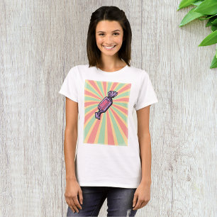 T-shirt Art Pop Vintage Bonbon Emballé