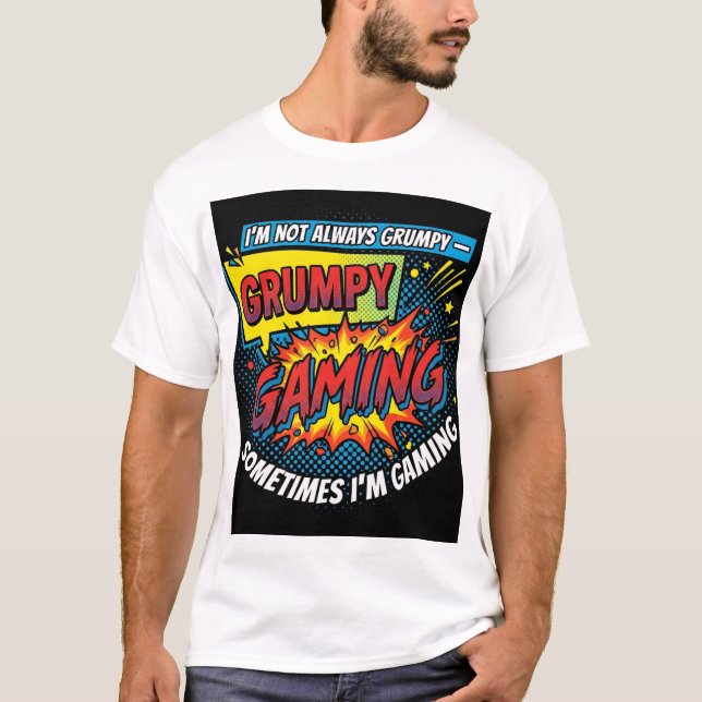 T-shirt Art Populaire de Bande Dessinée (Devant)