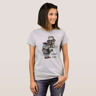 T-shirt Art populaire d'Ukrainien de chats de Hutsul