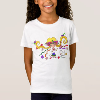 T-Shirt Art populaire d'Ukrainien de petite fille