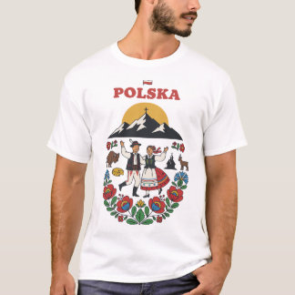T-shirt Art populaire montagnard de la Tatra polonaise