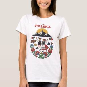 T-shirt Art populaire montagnard de la Tatra polonaise