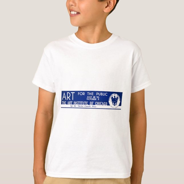T-shirt Art pour le public - affiche de WPA - (Devant)