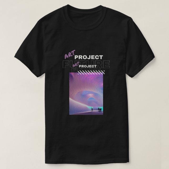 T-shirt Art Project Future Art Gallery (Design devant)