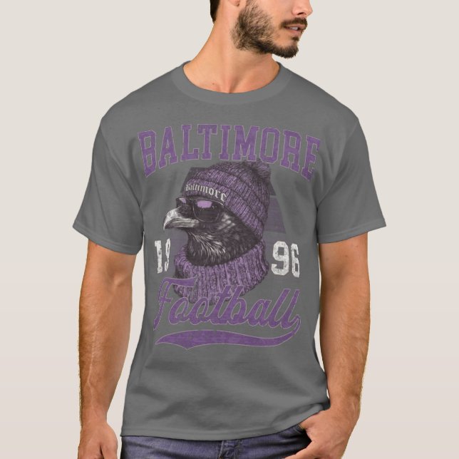 T-shirt Art Ravens de Baltimore (Devant)