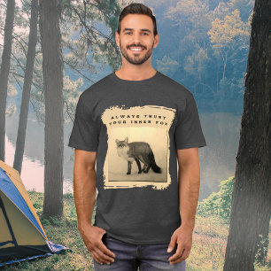 T-shirt Art Red Fox