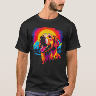 T-shirt Art Retriever doré Chien Nature