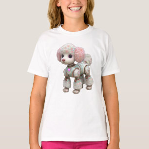 T-shirt Art Robot Poodle de luxe Imprimer pour les amoureu