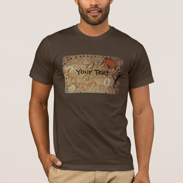 T-shirt Art rupestre de l'ère glaciaire (Devant)