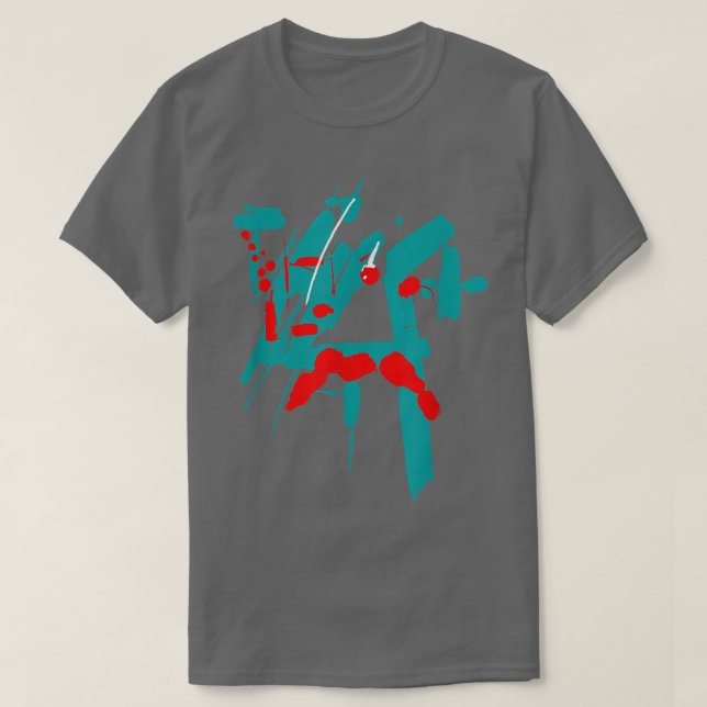 T-shirt Art samouraï Abstrait (2) (Design devant)
