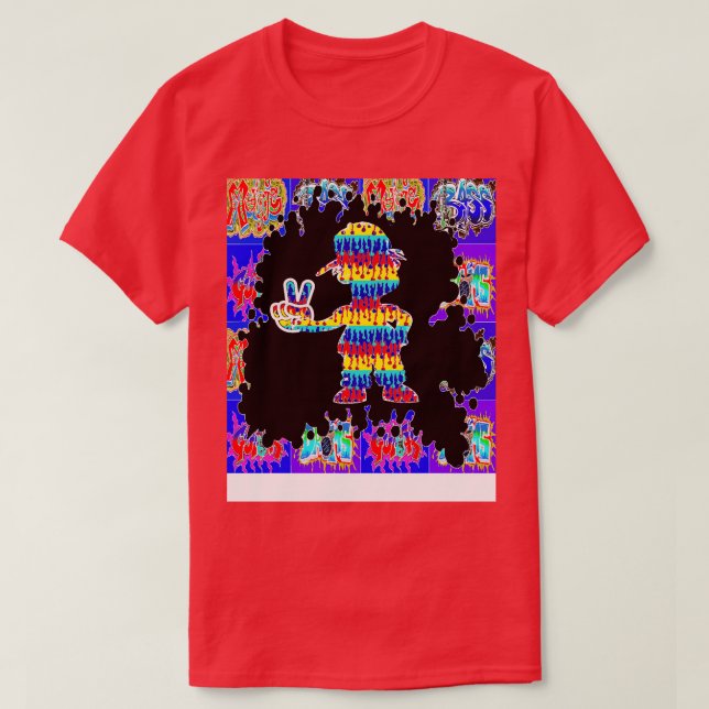T-shirt Art Sticker Drift Graffiti Rap Garçon (Design devant)