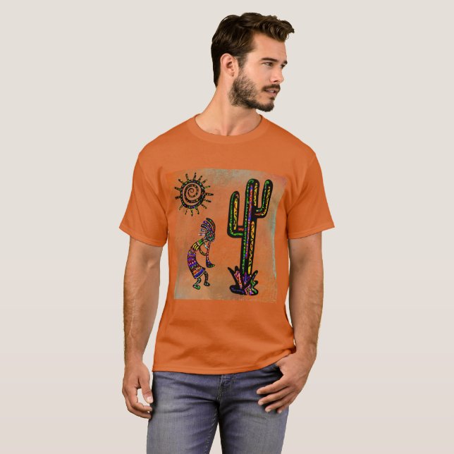 T-SHIRT ART SUD-OUEST KOKOPELLI (Devant entier)