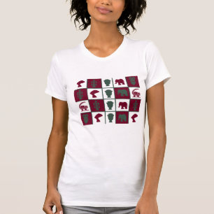 T-shirt Art symbolique et motifs africains modernes