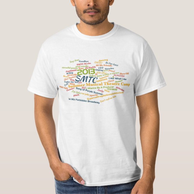 T-shirt Art T de mot de SMTC 2013 (Devant)