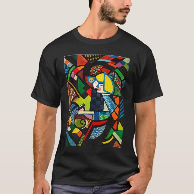 T-shirt Art T , Painting, Masterpiece Art, Poster, Men's,  (Devant)
