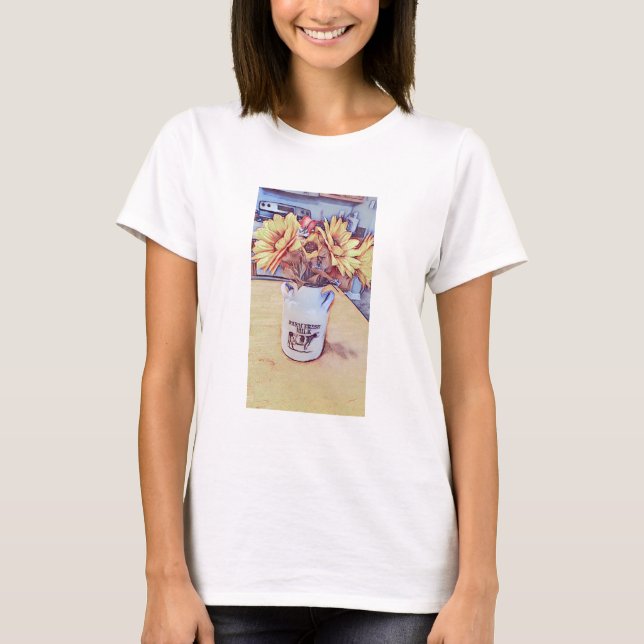 T-shirt Art tournesol (Devant)