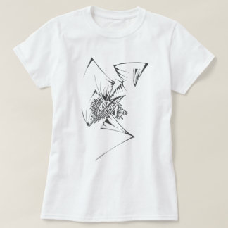 T-shirt Art tribal abstrait noir et blanc 98 Tattoo