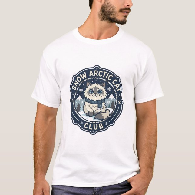 T-shirt Art vectoriel Snow Arctic Cat POD - Snow Arctic Ca (Devant)