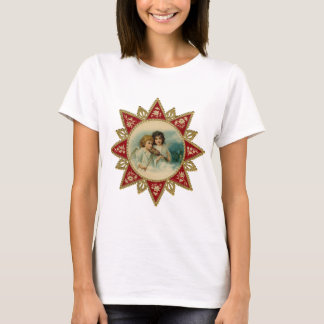 T-shirt Art vintage - anges de Noël