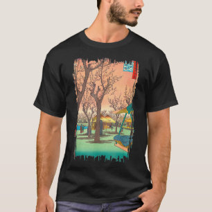 T-shirt Art Vintage Art Plum Jardin Hiroshige Classic