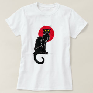 T-shirt Art vintage de chat de Le Chat Noir