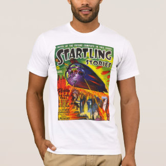 T-shirt Art vintage de couverture de magazine de pulpe