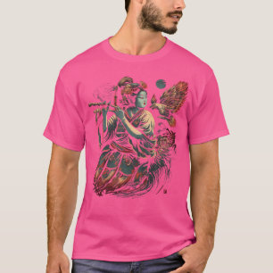 T-shirt Art Vintage japonais Tengu Goddess Pla