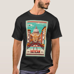 T-shirt Art Vintage voyage Du Vatican - Cité Du Vatican
