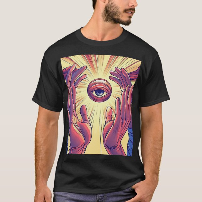 T-shirt art visionnaire (Devant)