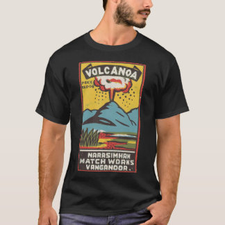 T-shirt Art Volcano Vintage Indien Matchbox