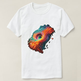 T-shirt Art vortex Abstrait
