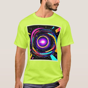 T-shirt Art vortex chromatique